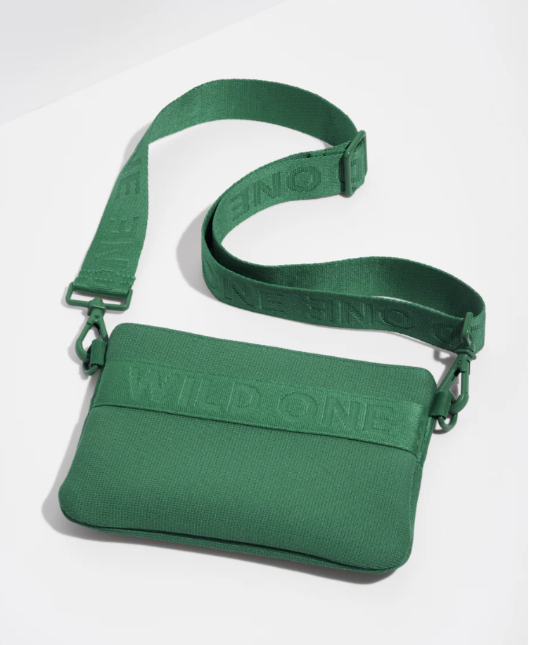 Wild One Treat Pouch Spruce (Green) Recycled Knit